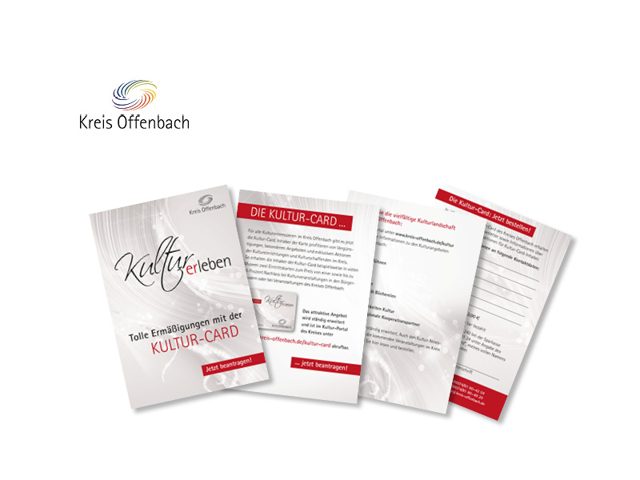 CI-Entwicklung „Kultur erleben“ / Kunde Kreis Offenbach