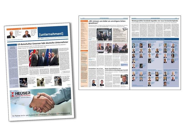 Mitgliederzeitung / Kunde Unternehmerverband NRW
